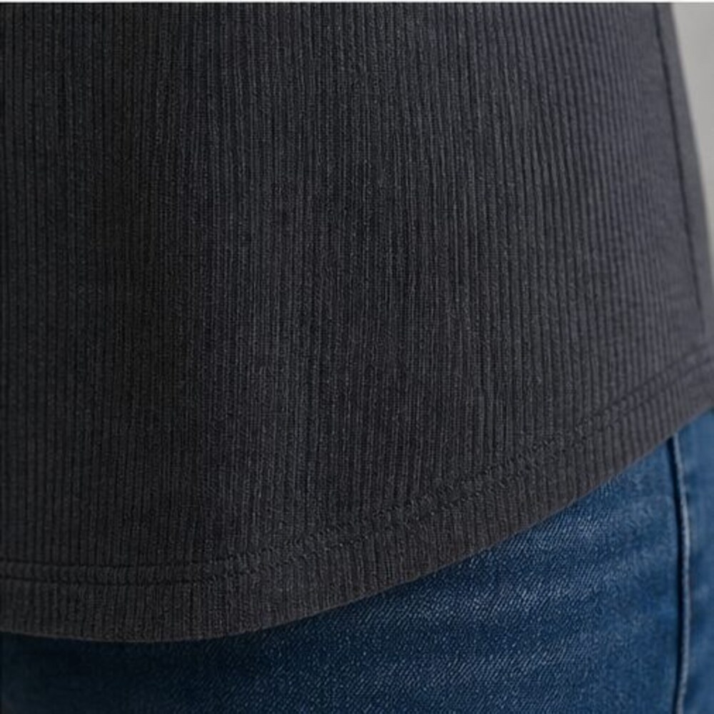 Charcoal Ruffle Blouse - Picture 6 of 6